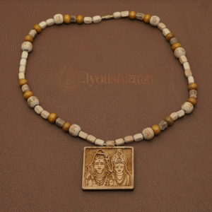 Tulsi Mala with Shiv/Parvati