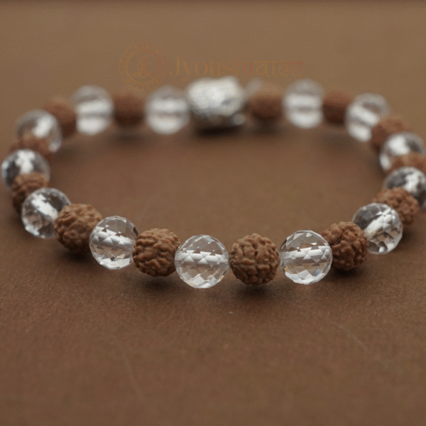 Sphatik Rudraksha Bracelet